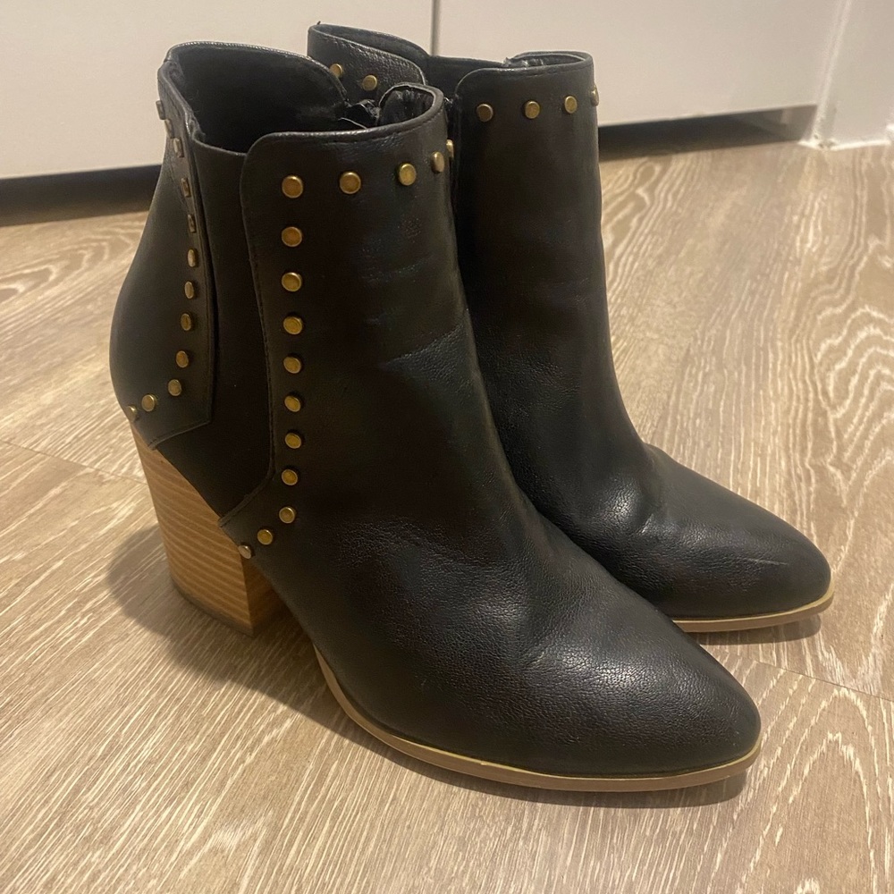 CCOCCI Studded Black Booties